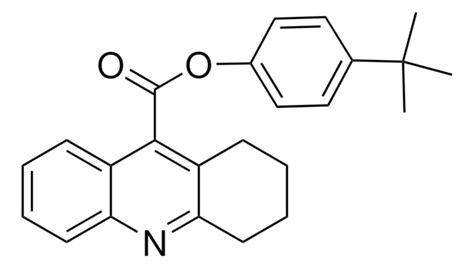 4 TERT BUTYLPHENYL 1 2 3 4 TETRAHYDRO 9 ACRIDINECARBOXYLATE AldrichCPR