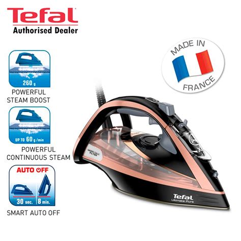 Tefal Ultimate Pure Steam Iron FV9845 | Shopee Singapore