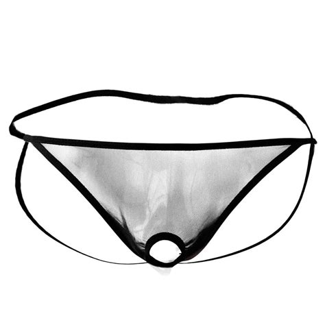 Gay Sissy Underwear Men S Open Front Mesh Jock Strap Male Hollow Out Tanga Low Waist G Strings