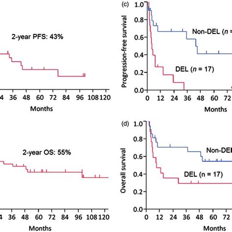 Kaplan Meier Curves Of Progression Free Survival And Overall Survival