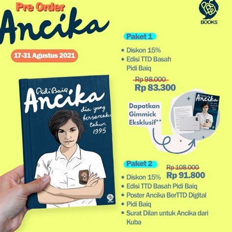 Jual Pidi Baiq Ancika Dia Yang Bersamaku Tahun Shopee Indonesia