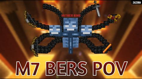 How To Bers In M7 M7 Bers Pov Hypixel Skyblock Youtube