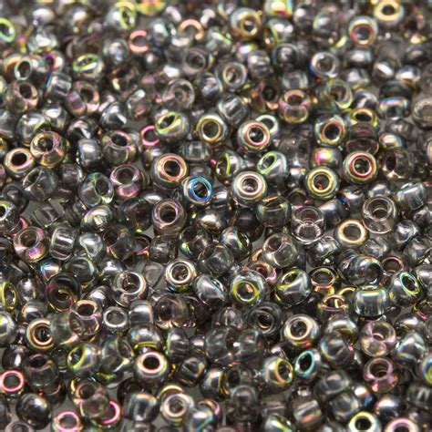 Preciosa Czech Glass Seed Bead 11 0 Half Coated Vitrail Metallic