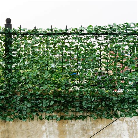 40x95 Faux Ivy Leaf Decorative Privacy Fence Screen Artificial