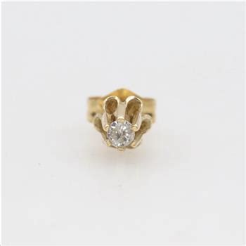 14kt Gold Single Diamond Earring Property Room