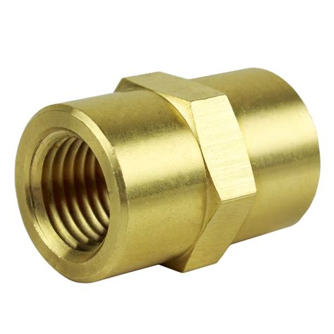 14 Npt Female Solid Brass Pipe Union Adapter Fitting Wog Solid