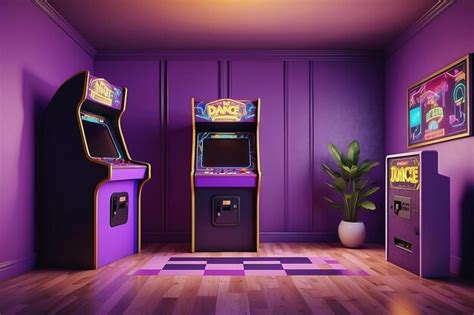 Premium Photo Arcade Dance Platform Vintage Retro Arcade Game Machine