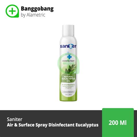 Jual Saniter Air Surface Spray Disinfectant Eucalyptus Ml