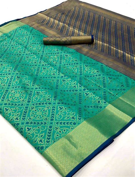 Rajtex Kahilya Silk With Traditional Patola Design Saree Collection At