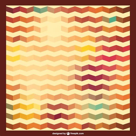 Free Vector | Zig zag retro background pattern