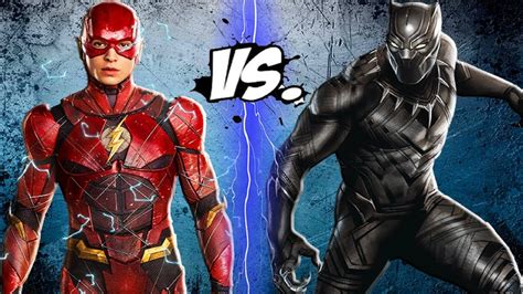 The Flash Vs Black Panther Epic Battle Youtube