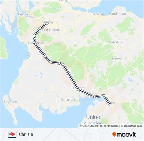 Scotrail Route Schedules Stops Maps Carlisle Updated