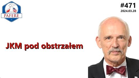 Janusz Korwin Mikke Pod Obstrza Em Trudnych Pyta Youtube