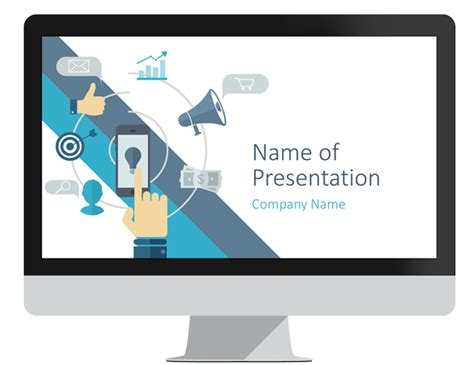 Digital Marketing PowerPoint Template - PresentationDeck.com