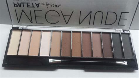 Paleta Kit Sombras Mega Nude Luisance 12 Cores Pincel Duo