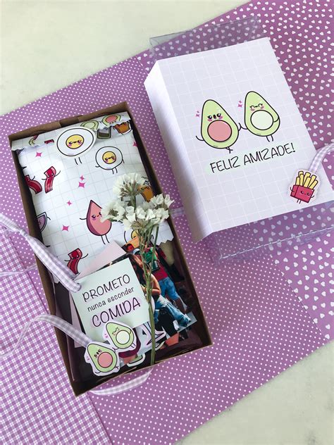 Diy Kits De Presentes Para As Amigas Parceira De Comida E S Rie