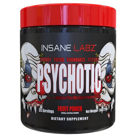 Buy Insane Labz Psychotic High Stimulant Pre Workout Powder Extreme