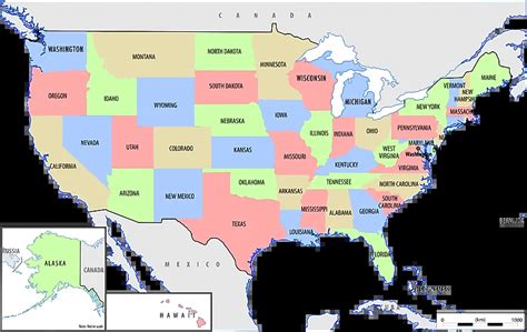 United States Map - World Atlas 
