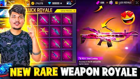 Free Fire All Rare Guns Weapon Royale New Legendary Scar😍 In 99