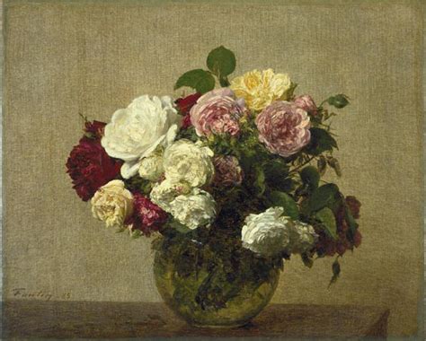 Réplique De Peinture Roses de Henri Fantin Latour 1836 1904 France