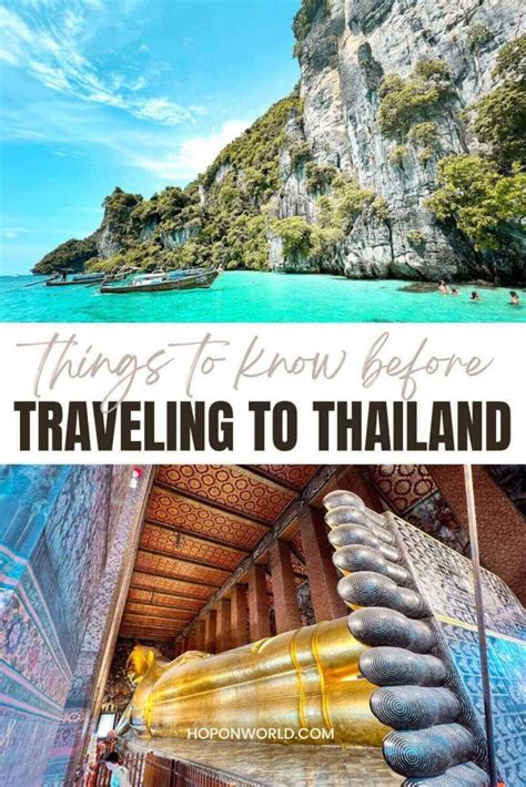 20 Thailand Travel Tips You Need To Know • Hoponworld