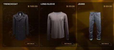 Deus Ex: Human Revolution -- The Clothing Line