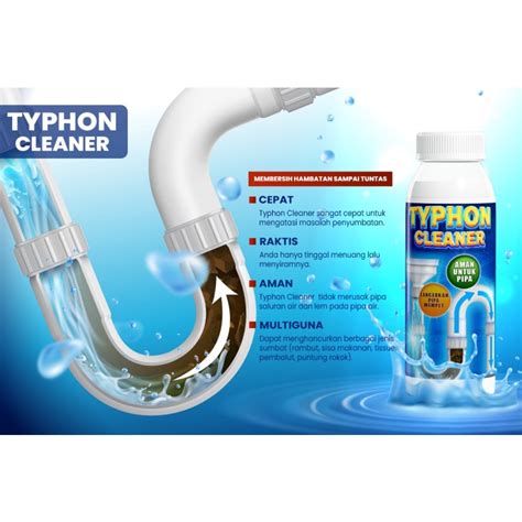 Jual Typhon Cleaner Cairan Pembersih Saluran Air Mengangkat Kotoran