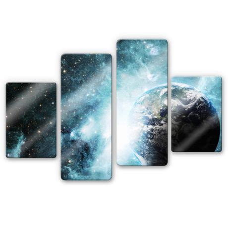 Tableau En Verre Dans Une Galaxie Lointaine Parties Wall Art Fr