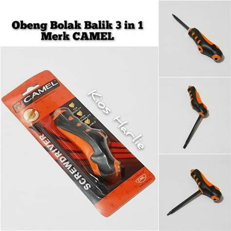 Jual Obeng Obeng Bolak Balik 3 Fungsi Camel Di Lapak Kios Harlie