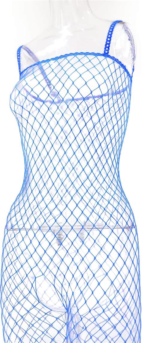 Amazon chu U chu Lingerie Collection フィッシュネットボディストッキング FBS ブルー