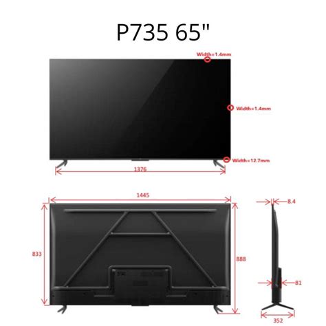 TCL TV P735-4K HDR Google TV WCG Dolby Vision&Atmos-TCL