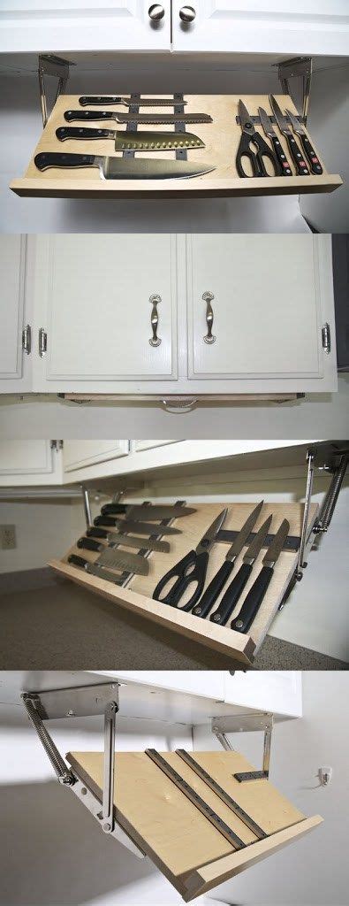 10 Smart DIY Knife Holder Ideas For A Cool Kitchen - HomelySmart | Home ...