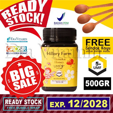 Jual Hillary Farm Umf 5 Manuka Honey Madu Manuka Anak Pure New