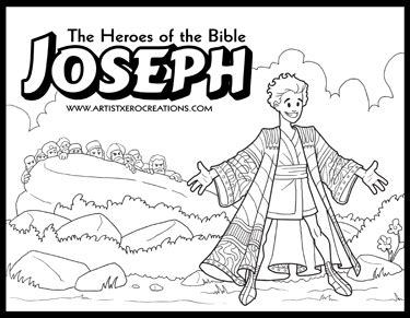 The Heroes of the Bible Coloring Pages on Behance