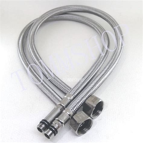 Stainless Steel Hot Cold Faucet Flexible Hose M X F X Cm Shopee Philippines