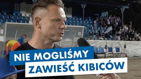 Dariusz Liana po meczu Karpaty Krosno Wieczysta Kraków 1 0 YouTube