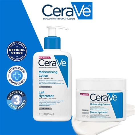 Cerave Moisturising Cream 340g And Moisturising Lotion 236 Ml Shopee Philippines