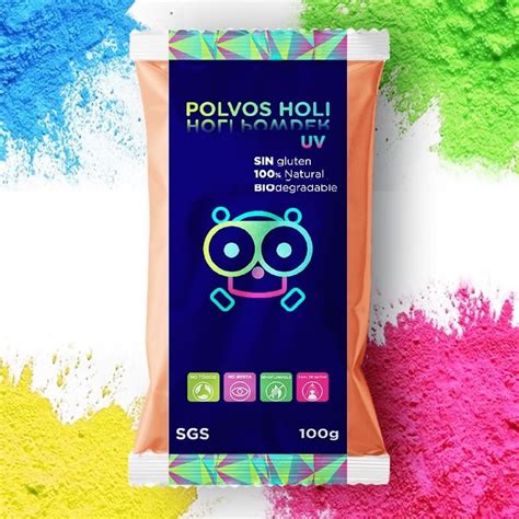 Bolsas de Polvos Holi Neón Polvos Holi UV