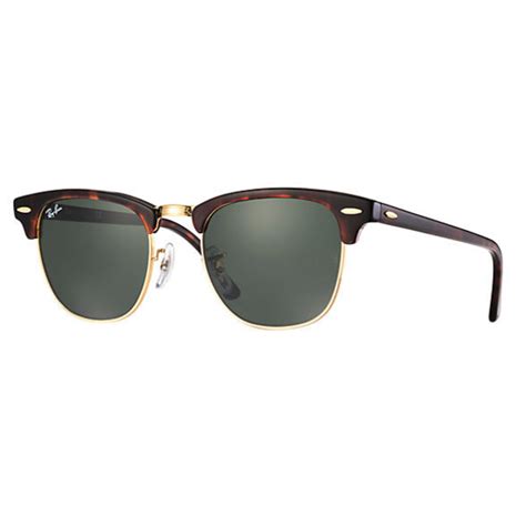 Ray Ban Clubmaster Tortoise / Classic Green