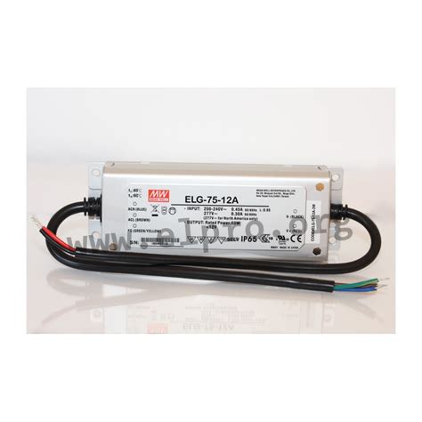 ELG 75 24A 3W Mean Well LED Drivers 75W Elpro Elektronik