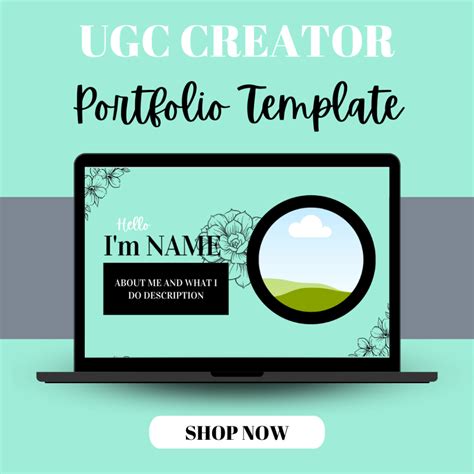 Ugc Creator Portfolio Template Stacey Dicesare Creative