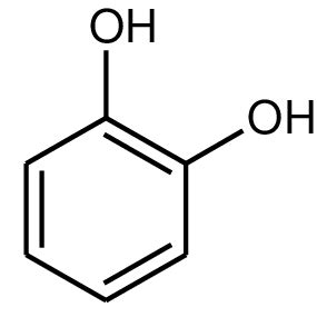 Chemical structure of catechol. | Download Scientific Diagram