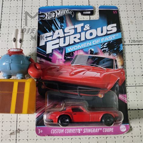Hot Wheels Custom Corvette Stingray Coupe Series Fast Furious Women Of Fast Shopee Malaysia