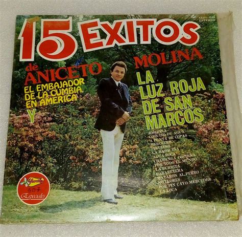 Disco Lp Aniceto Molina Luz Roja De San Marcos Exito Vinil Mercadolibre