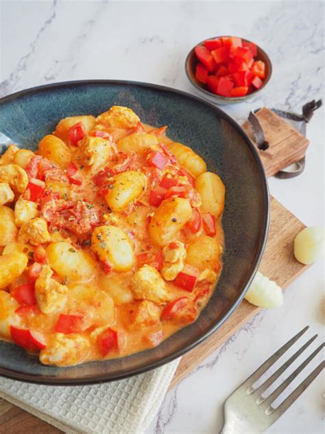 Gesunde Paprika Gnocchi Pfanne K Stliches Rezept Zum Abnehmen