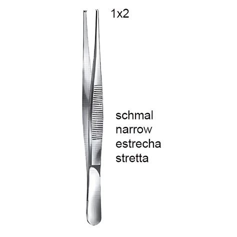 Forceps Tissue Narrow 12 Teeth REDA Instrumente GmbH