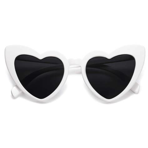 Sojos Heart Shaped Sunglasses Clout Goggle Vintage Cat Eye Mod Style