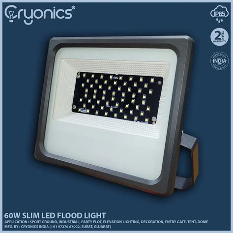 60W Down Chowk Slim Led Flood Light Outdoor Ip66 Cool Day Light 50W At