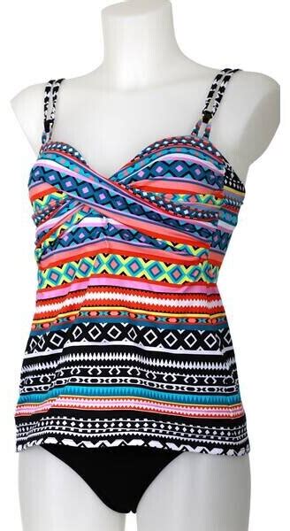 Sunflair Tankini H Black Multicolor Ab