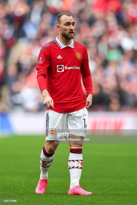 Christian Eriksen Of Manchester United During The Emirates Fa Cup